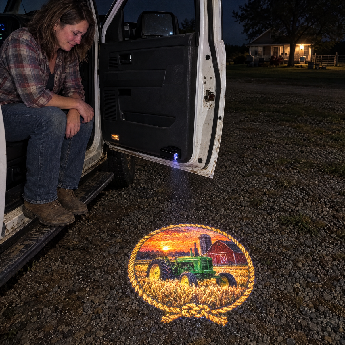 t1 truck door night